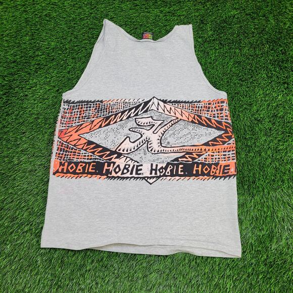 Vintage 90s Hobie Tribal Aztec Tank-Top Large 22x28 Wrap-Around - Picture 2 of 12